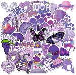 Txdamai kleepsupakk, 50 tk, neoon, v&auml;ikesed v&auml;rsked veepudelid, &uuml;kssarvik, telefon, kitarr, rulalaud, arvuti, kohver, jalgratas, draakoni vin&uuml;&uuml;lkleebised, veekindlad, esteetilised kleebised teismelistele