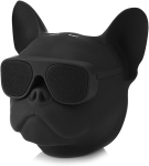 Ebtools Bluetooth k&otilde;lar, juhtmevaba French Bulldog k&otilde;lar, koera pea kuju, signaali kaugus kuni 10 m, 4000 Mah liitiumaku, must