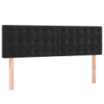 voodipeatsid 2 tk, must, 72x5x78/88 cm, samet CFE1675114