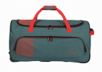 Travelite Basic Fresh 71 cm ratastega reisikott roheline/oranž