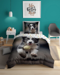 Allapanu Pimedas helendav 140x200 Border Cola Dog palliga
