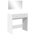 peegliga tualettlaud, valge, 80 x 39 x 80 cm CFE7428464