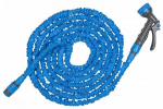 Veniv aiavoolik koos otsikuga Bradas Trick Hose 5m-15m, sinine