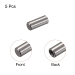 Sourcing map 5 tk M3 sisekeermega t&uuml;&uuml;blin&otilde;el 5 x 10 mm kaldus lame s&uuml;sinikterasest silindriline n&otilde;el voodi raamaturiiul metallseadmed t&ouml;&ouml;stuslikud n&otilde;elad