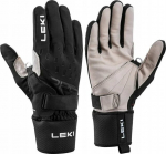 Suusakindad Leki PRC Premium Shark, mustad/hallid