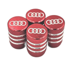 Audi ventiilikorgid - alumiiniumist rehvivarraste katted (4 tk), Audi ventiilikorgid - alumiiniumist rehvivarraste katted (4 tk)