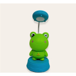 Kiddyz NL1 Ruumi Konn Laste &Ouml;&ouml;valgus Laua Lamp (20x10cm) USB Toite & Pliiatsiteritaja Roheline