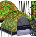 4-INIMLIKU TURISTITELK koos s&auml;&auml;sev&otilde;rguga, 200 &times; 200 cm Maxsell