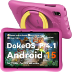 Tahvelarvuti OSCAL Pad 60 Kids 10.1" RAM 12GB ROM 128GB-SD 512GB, Android 15 5100 mAh WiFi 6 Roosa