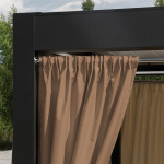 Markizeta kardin Gardenia, 140x220 cm, pruun