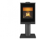 HARITA 6,5 kW - Paigaldus seinast 20cm Ahju sisemus k&uuml;lg- ja tagaseinad on malmist