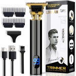LIVMAN VINTAGE T9 &ndash; metallist juukse- ja habemetrimmer-pardel LED-ekraaniga