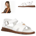 Naiste nahast lamedad elegantsed mugavad mustad sandaalid Filippo 36 37 38 38 39 40 41