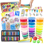 Kiddyz Slime DIY Komplekt XL T&auml;iskomplekt V&auml;ikesele Slime Valmistamiseks Kodus Mitmev&auml;rviline