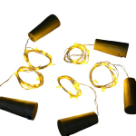 UHAT 5 LED pudelituled patareidega, korgiga