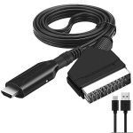 Scart-HDMI-konverter, k&otilde;ik-&uuml;hes Scart-HDMI-adapter, 1080P_paris