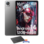 Tahvelarvuti Blackview Tab 70 WiFi 10.1" Android 14 2.4G+5G WiFi 6, RAM 12 GB ROM 64 GB-SD 1 TB 6580mAh Sinine + K1