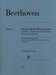 F&uuml;nf ber&uuml;hmte Klaviersonaten op. 13, op. 26, op. 27 Nr. 2, op. 28 und op. 31 Nr. 2: Instrumentation: Piano solo, F&uuml;nf ber&uuml;hmte Klaviersonaten op. 13, op. 26, op. 27 Nr. 2, op. 28 und op. 31 Nr. 2: Instrumentation: Piano solo