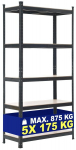 Laoriiul 90x40x180 cm, Juoda
