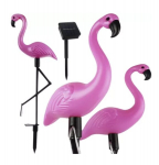 P&auml;ikeseenergiaga aia flamingo SunGlow, 52cm k&otilde;rgusega 3-osaline komplekt
