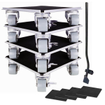 M&ouml;&ouml;bli transpordirullide komplekt, m&ouml;&ouml;bli libistamiss&uuml;steem koorma t&otilde;stukiga, m&ouml;&ouml;bli transpordikomplekt m&ouml;&ouml;bliratastega, 360 kraadi p&ouml;&ouml;rlevad rattad, kolimisabi, m&ouml;&ouml;bli transpordirattad