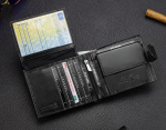 Meeste ehtsast nahast rahakott Stevens Z07-8888A-R, RFID kaitse