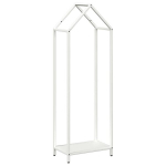 K&uuml;ttepuurest Valge 40x25x120 cm K&uuml;lmvaltsitud teras CFE23483