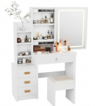 Kosmeetikalaud, Fluxar home, DR-1150, valge