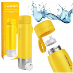 Kollane 1L teraspudel +Wessper filtripatarei pudelifiltri loendur