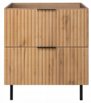 Vannitoakapp jalgadega, Craft tammepuust FLOW 60 cm