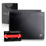 Meeste rahakott Pierre Cardin, RFID kaitsega, must YS603