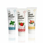 Remineraliseeriv hambapasta ilma fluoriidita GC Tooth Mousse Recaldent, maasika, tutti ja m&uuml;ndi maitsega, 35 ml x 3 tk