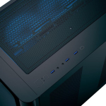 Aerocool korpus P500C-G-BK-v1 (must, Tempered Glass x 3)