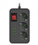 Nutikas must pikendus USB ja C-t&uuml;&uuml;pi &uuml;hendustega &otilde;nnelikud inimesed Andy
