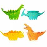 Vormid koogikestele "dinosaurused" - 8 tk.