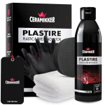 Rehvide ja plastiku hooldusvahend Ceramikker PLASTIRE koos tarvikutega