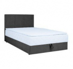 Kontinentaalvoodi LEVI 140x200cm, madratsiga, tumehall