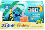 Bambino Stitch v&auml;rvipliiatsid 18 tk. + peitel