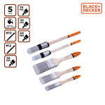 Maalimispintslite komplekt Black+Decker, 5 osa