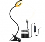 LED laualamp - 10 heledusrežiimi - must