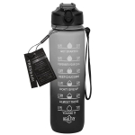 TRESSARI 1 L spordipudel &ndash; Tritan, BPA Free, must-valge