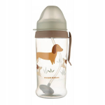 Lekkevaba pudel k&otilde;rrega Canpol Babies Dogs, 350 ml