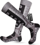 Meriinovillased sokid unisex OutdoorMaster 2 paari, hallid