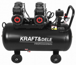 &Otilde;livaba &otilde;hukompressor Kraft & Dele KD4083, 100L, 2x2200W, 585 l/min