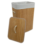 Pesukorv, Begryf, 60&times;40&times;30 cm, 72 l, naturaalne bambus.