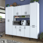 K&ouml;&ouml;gikapp Hanah Home JE132 - 3053 valge, modernne, sahtlitega