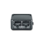 Raclette Grill - SEVERIN - RG2360 - 4 people - Compact - Plate 24 x 24 cm - Includes 4 pans and spatulas - Black
