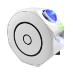 Elight O1 Oktaedi Laser Galaxy T&auml;heprojektor koos heliga / Bluetooth rakenduse juhtimise ja puldiga - Valge