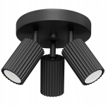 Sollux Lighting laevalgusti Karbon 3P, must