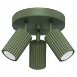 Sollux Lighting laevalgusti Karbon 3P, oliivroheline